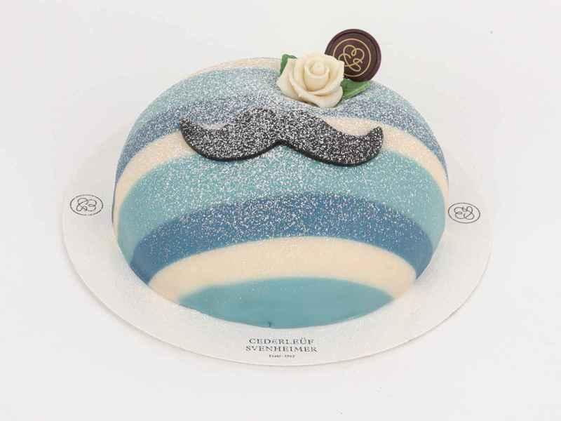 Farsdags tårta  randig