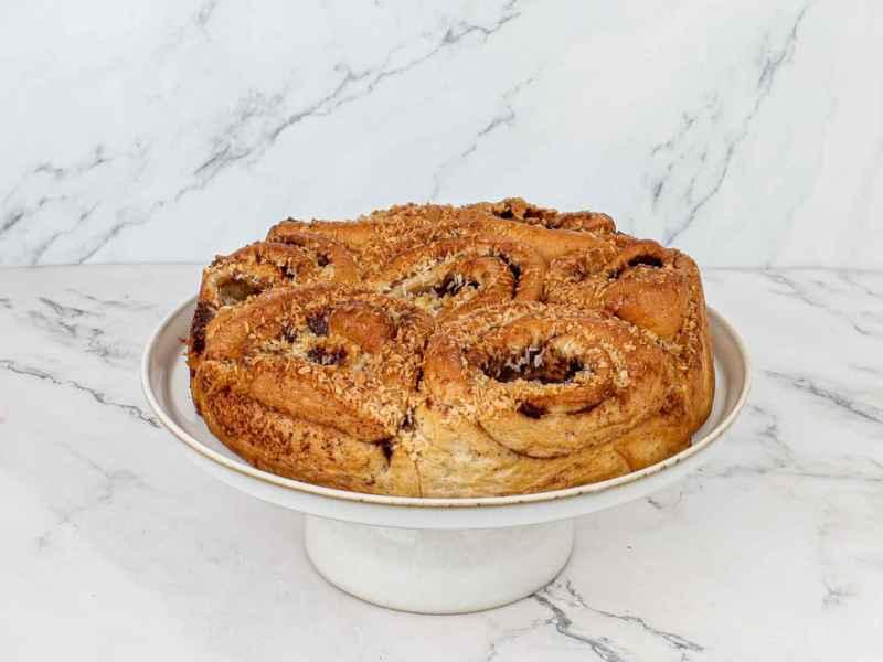 Äppel- och kanelkrans med kokostosca